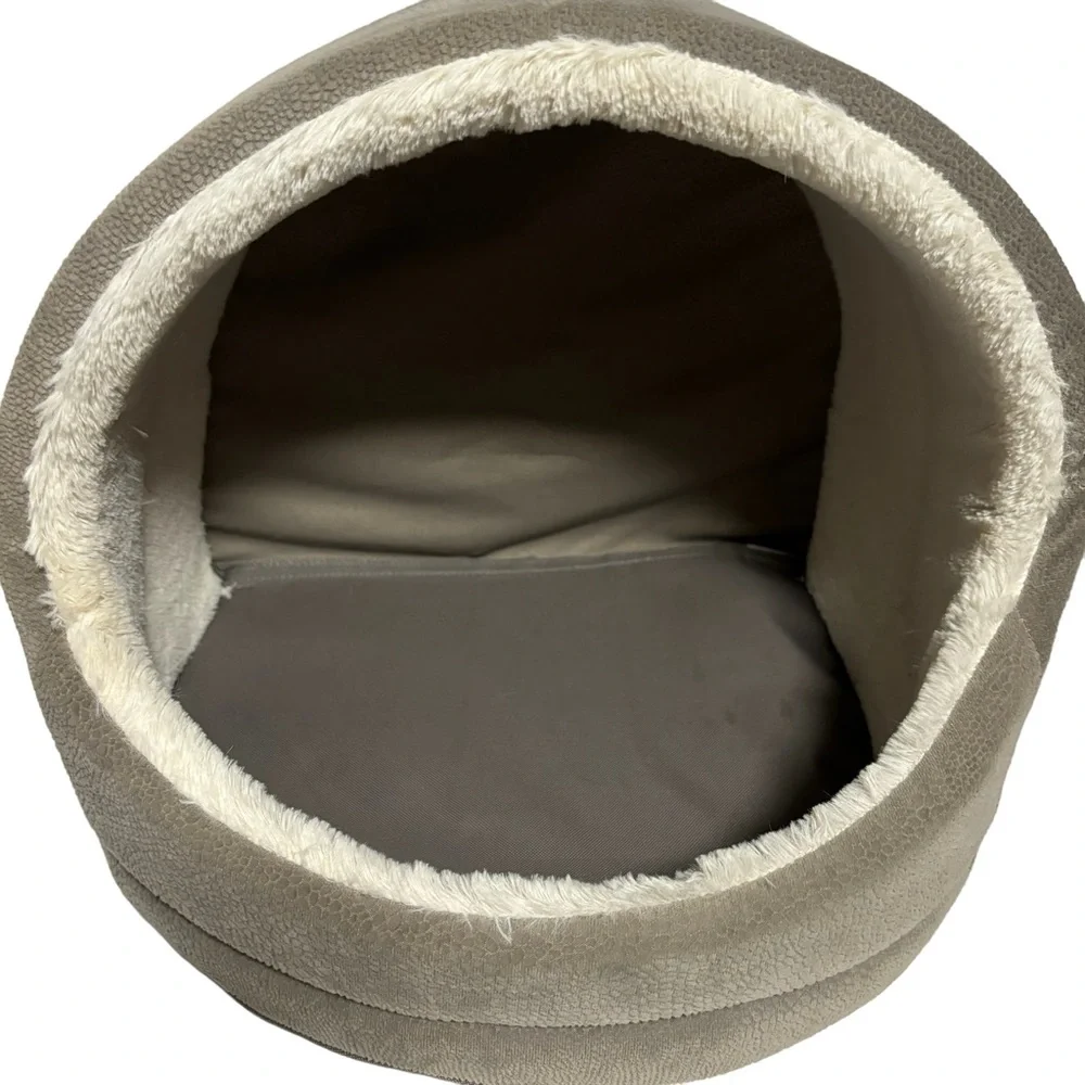 Best friends by Sheri Pet Hut Calming Bed Hooded Cave Sm pet Reversible …